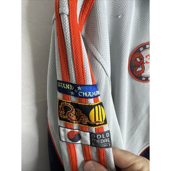 Rare 2005 Adidas Martial Arts Grand Champion Track Jacket XL Comic Lining - Picture 2 of 11